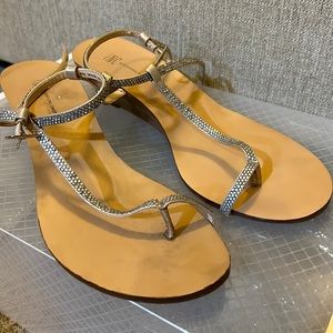 INC strapped sandals